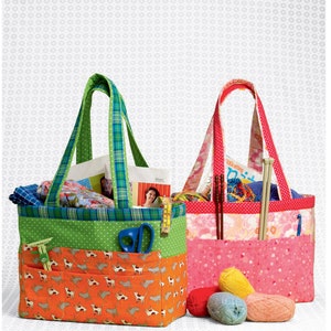 Sewing Pattern Organizer Bag Pattern, Hobby Tote Bag Pattern ...