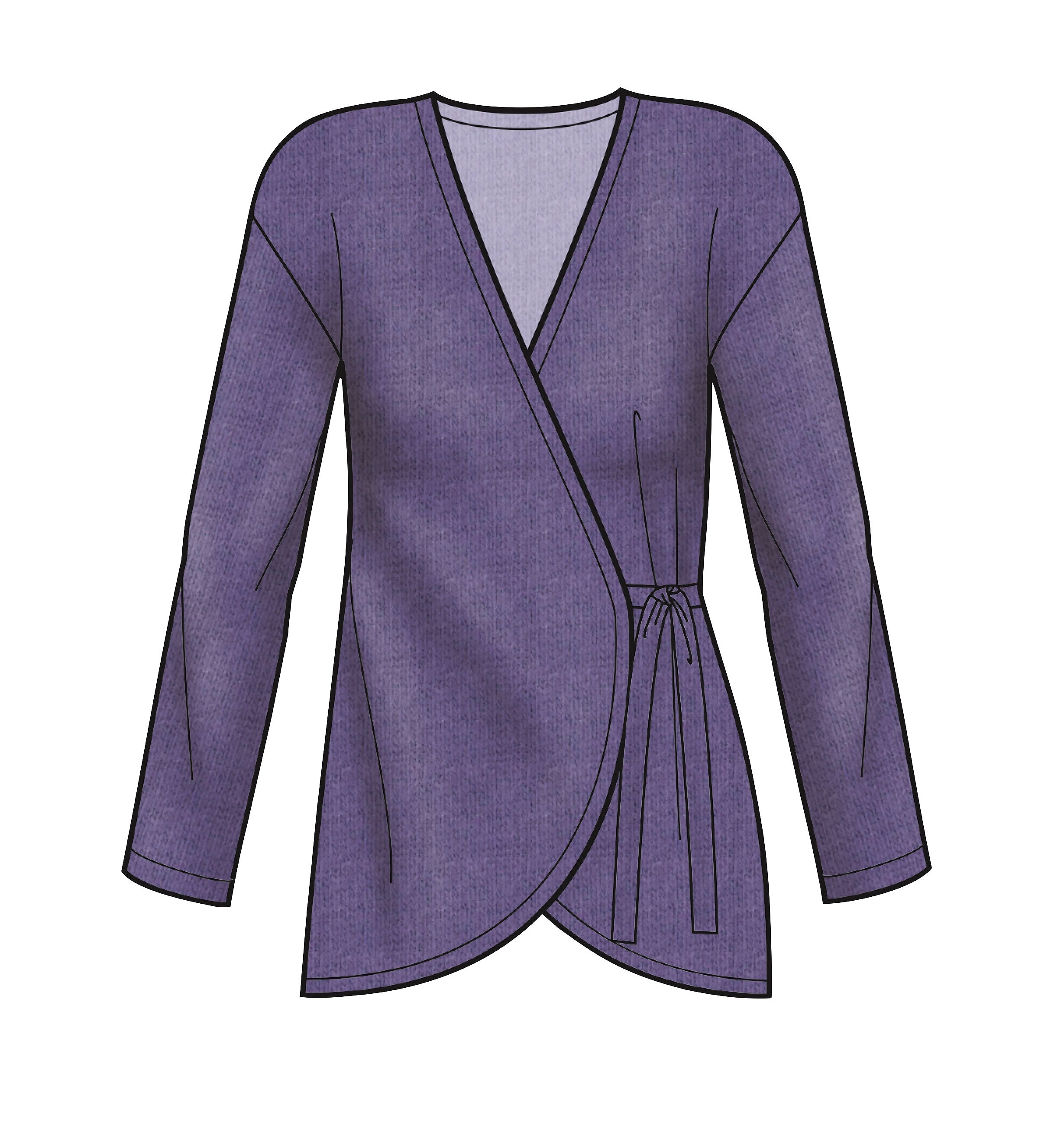 Sewing Pattern Women's Wrap Cardigan Pattern Misses' | Etsy