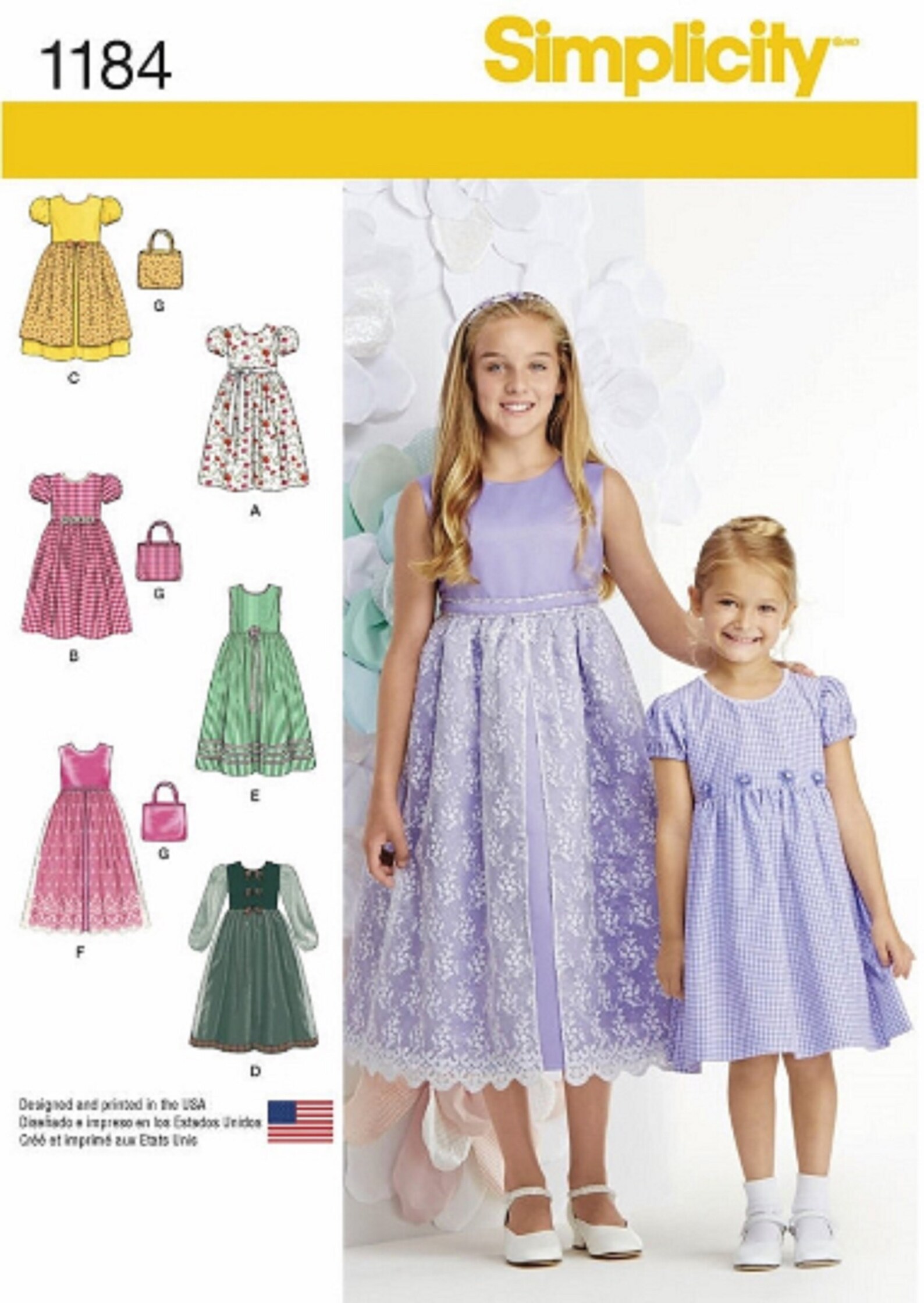 Sewing Pattern Child's Dress Pattern Girls' Sunday Etsy