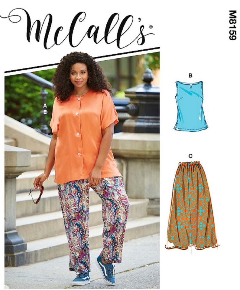 Sewing Pattern Women's Elastic Waist Skirt Pattern Etsy