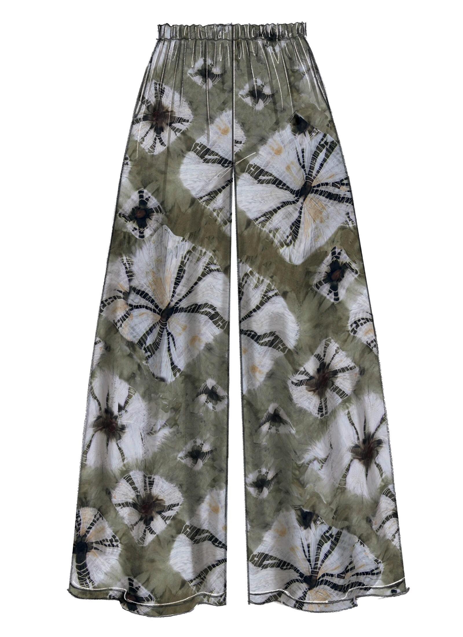 Sewing Pattern Loose Fit Pants Pattern Elastic Waist Pants Etsy