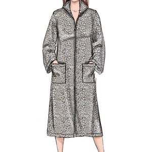 Sewing Pattern Women's Robe Pattern, Zip Front Robe Pattern, Butterick ...