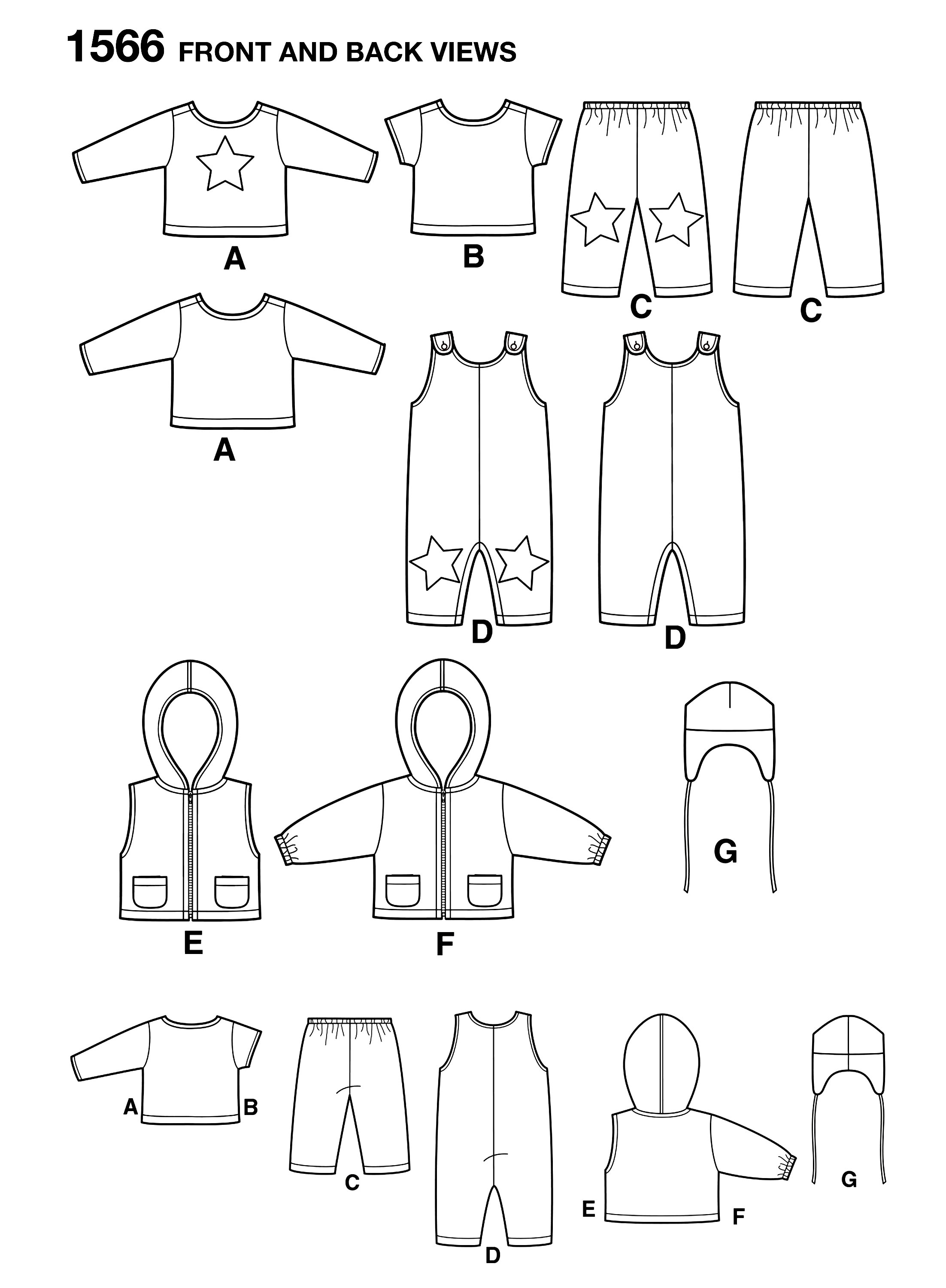 Sewing Pattern Baby Overalls Pattern Toddler Hooded Jacket Etsy