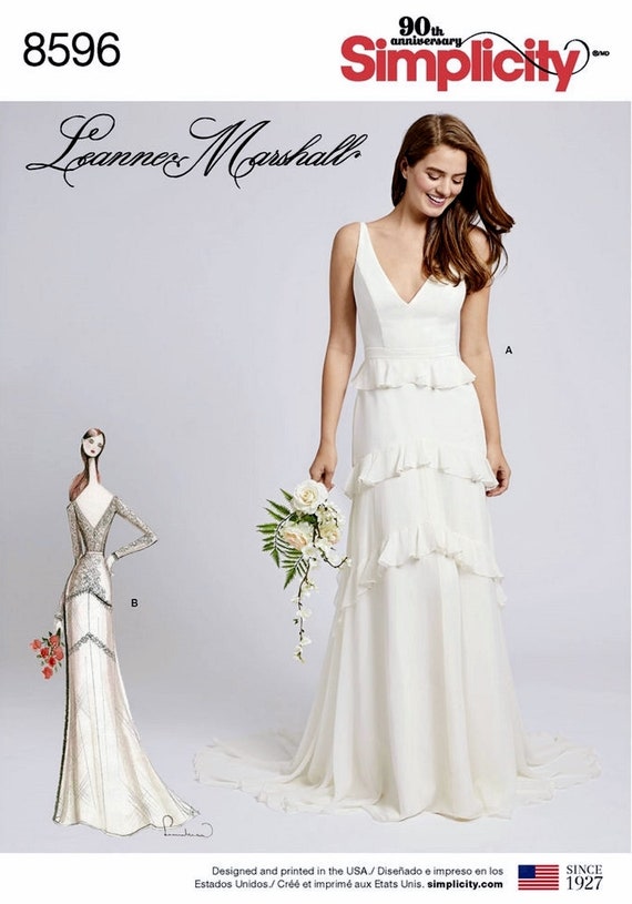 Wedding Gown Patterns To Sew Fashion Dresses