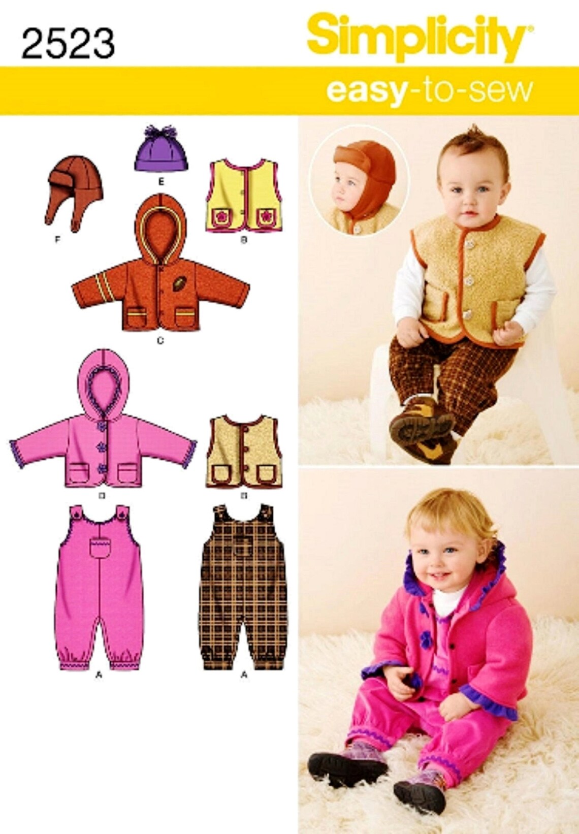 Sewing Pattern Baby Overalls Pattern Toddler's Jacket Etsy
