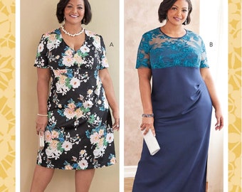 Sewing Pattern Women's Dress Pattern, Formal Dress Pattern, Butterick Sewing Pattern 6783