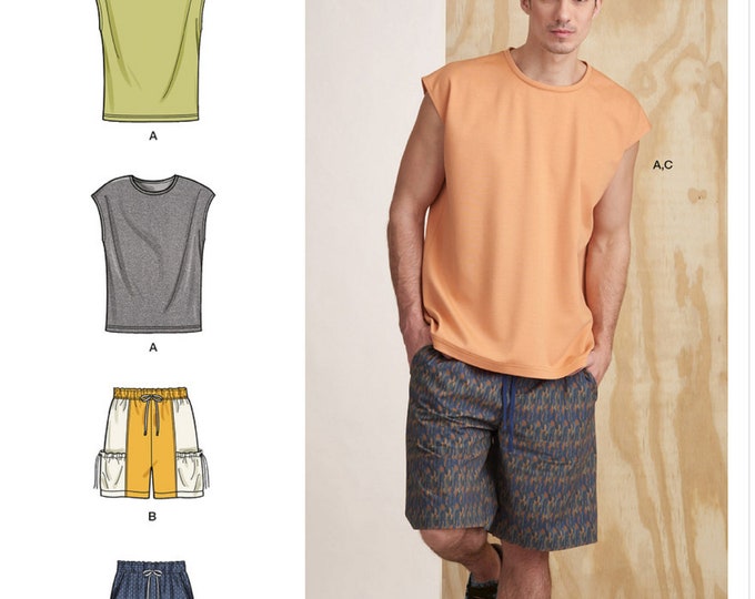 Sewing Pattern Men's Robe Pattern, Men's Loungewear Pattern, Men's ...