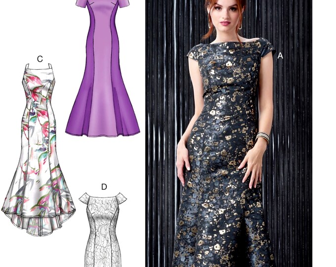 Sewing Pattern Women's Formal Dress Pattern, Evening Gown Pattern