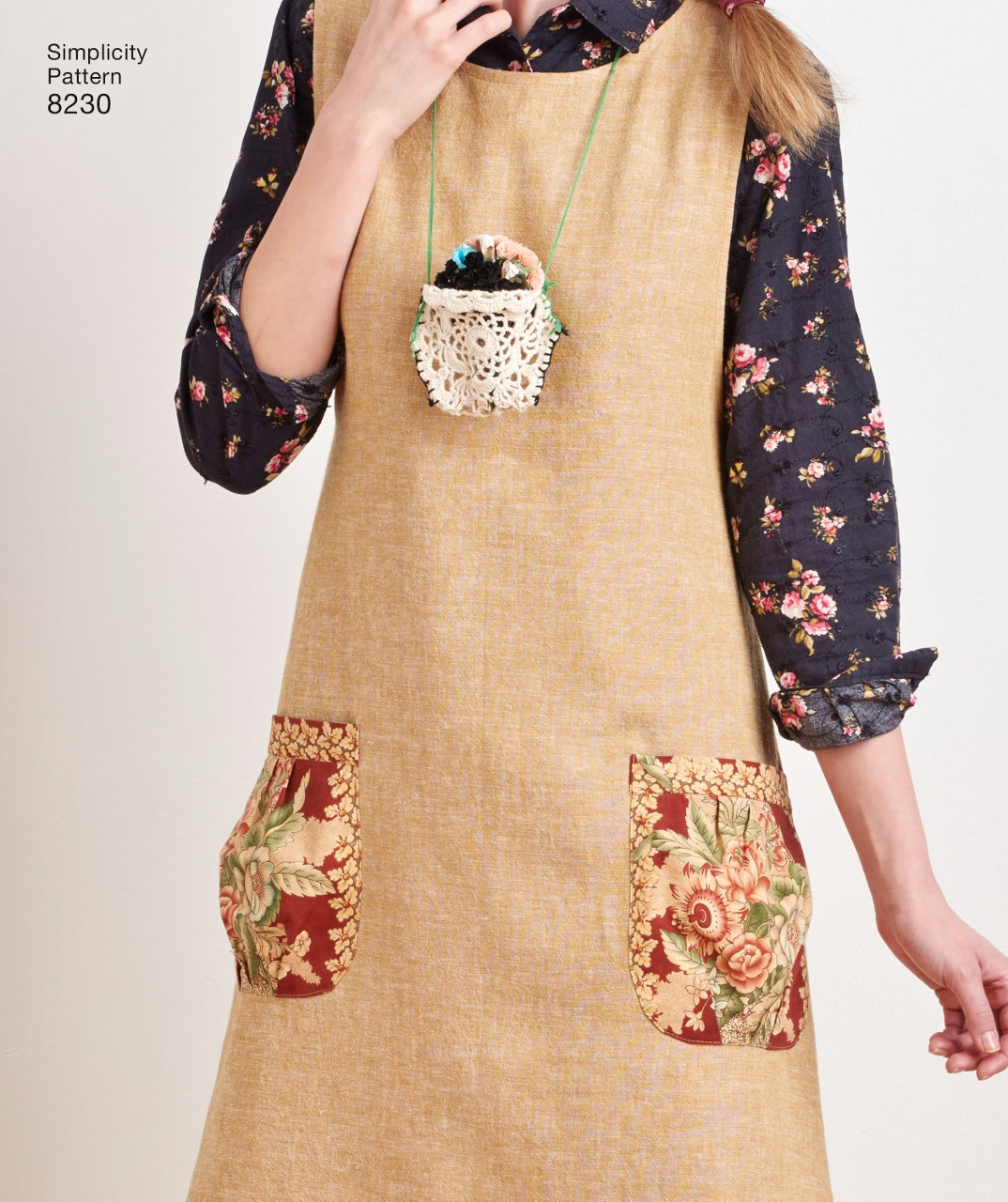 Sewing Pattern Apron Dress Pattern Reversible Tabard Apron Etsy UK