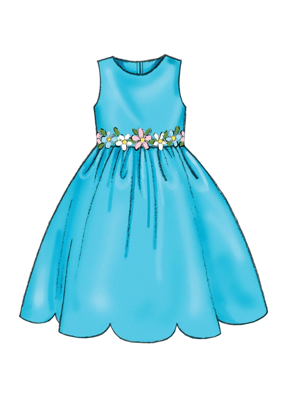 Sewing Pattern Flower Girl Dress Pattern First Communion Etsy