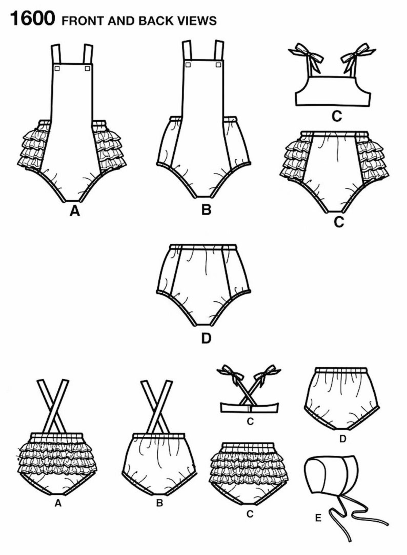 Sewing Pattern Baby Romper Pattern Toddlers' Sunsuit Etsy