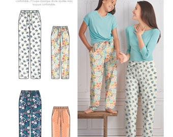Mommy and Me Lounge Pants Pattern, Lounge Pants with Pockets Pattern, Simplicity Sewing Pattern 8518