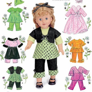 Sewing Pattern 18 inch Doll Clothes Pattern, 18 in Doll Clothes Pattern, 18&quot; Doll Clothes Pattern, Simplicity Sewing Pattern 2458