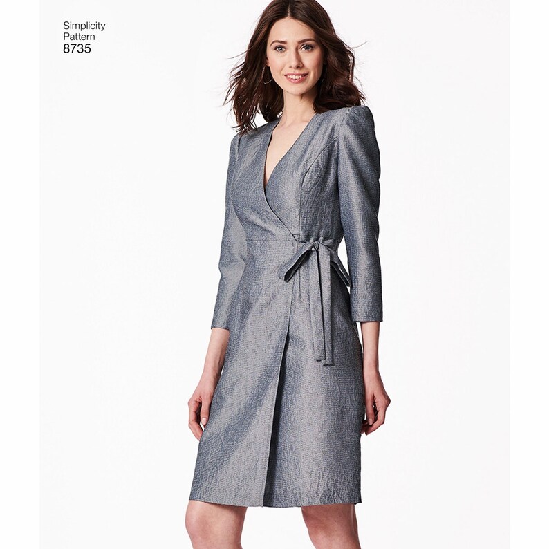 Sewing Pattern for Women's Wrap Dress Pattern Miss Etsy