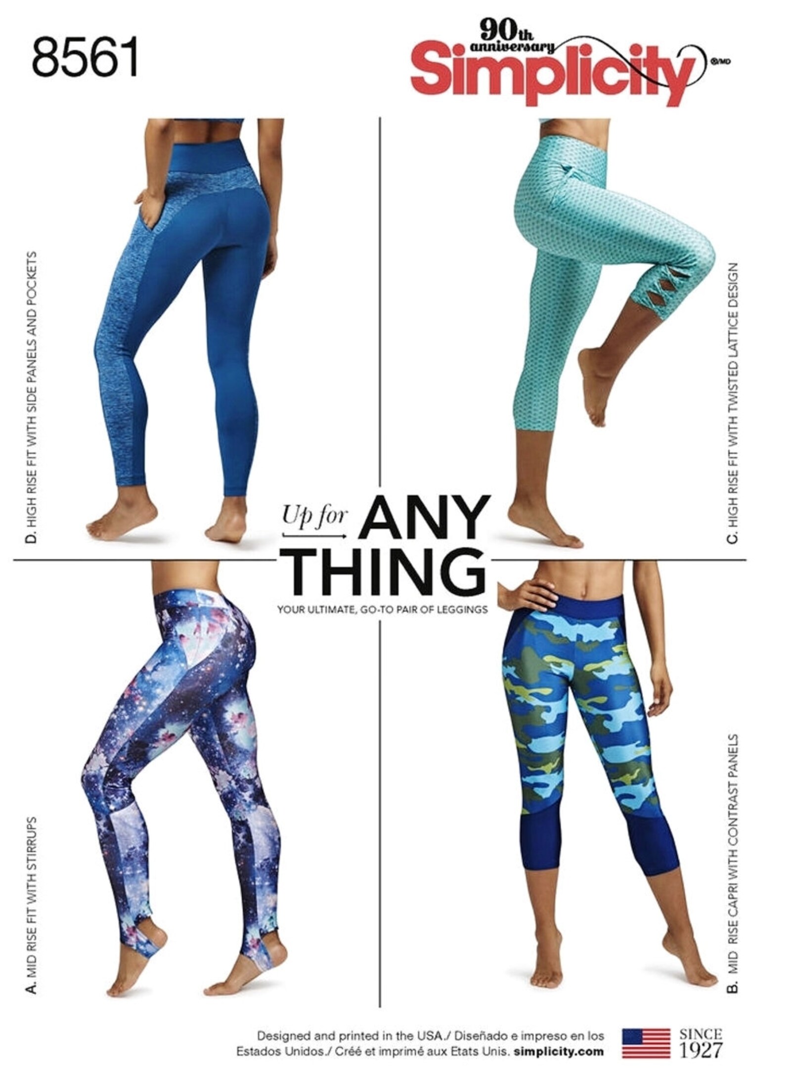 Sewing Pattern Women's Leggings Pattern Misses' Yoga Etsy