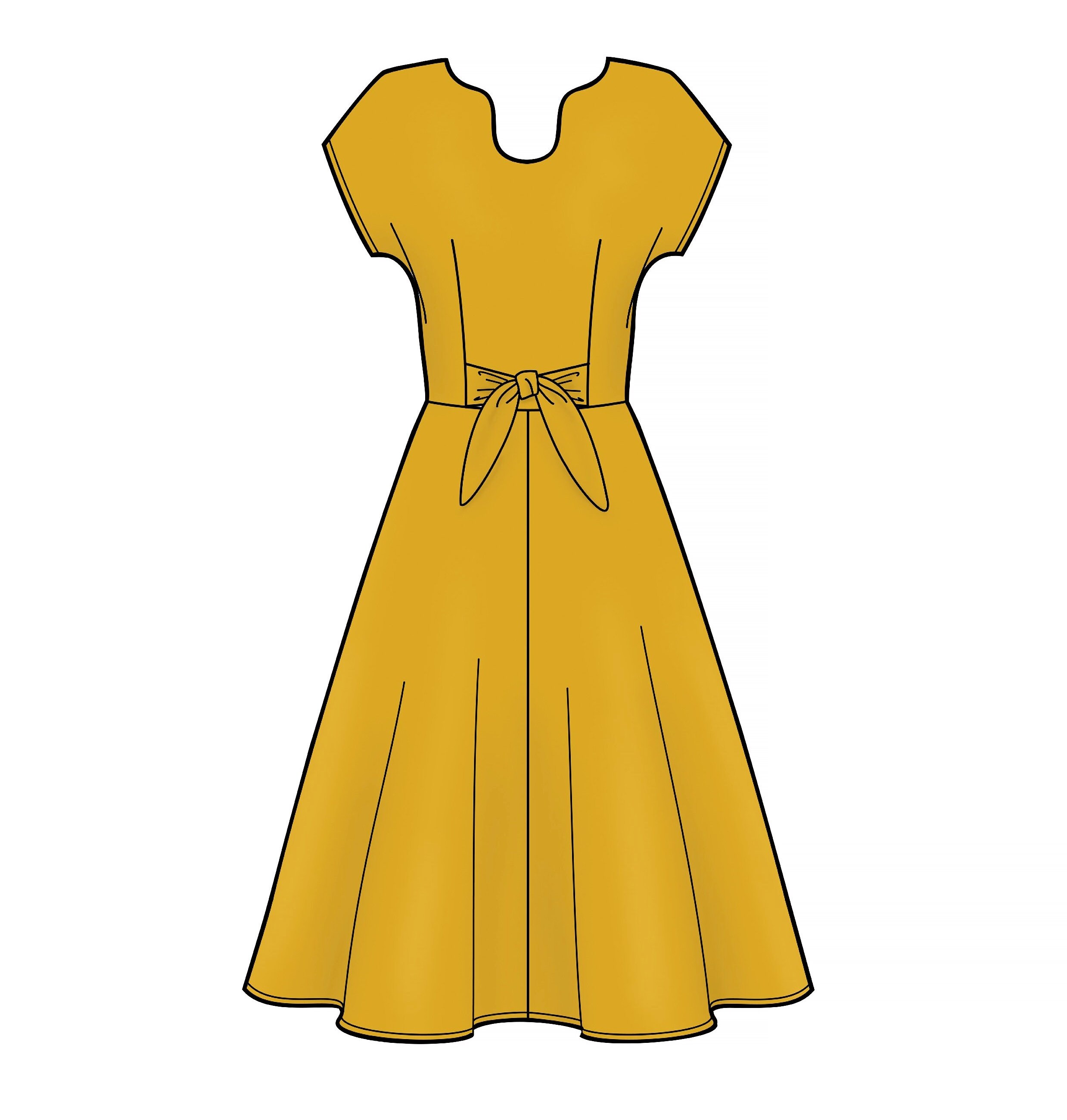 Sewing Pattern Women's Dress Pattern Sheath Dress Etsy