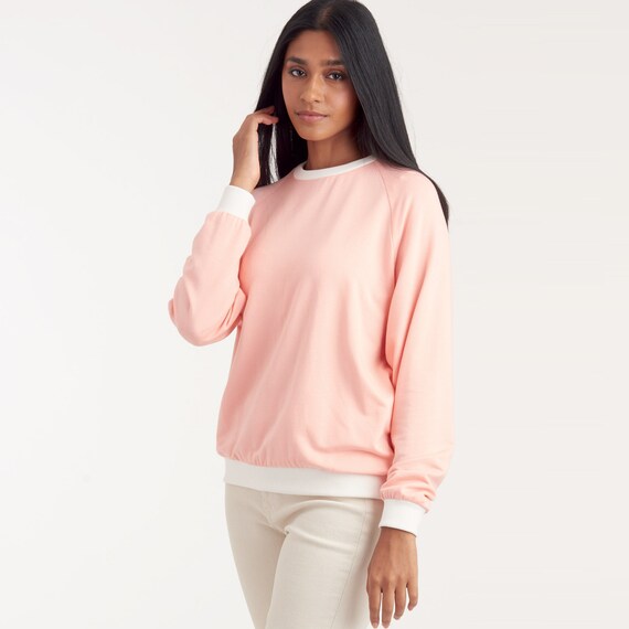 Sewing Pattern Unisex Sweatshirt Pattern, Knit Shirt Pattern