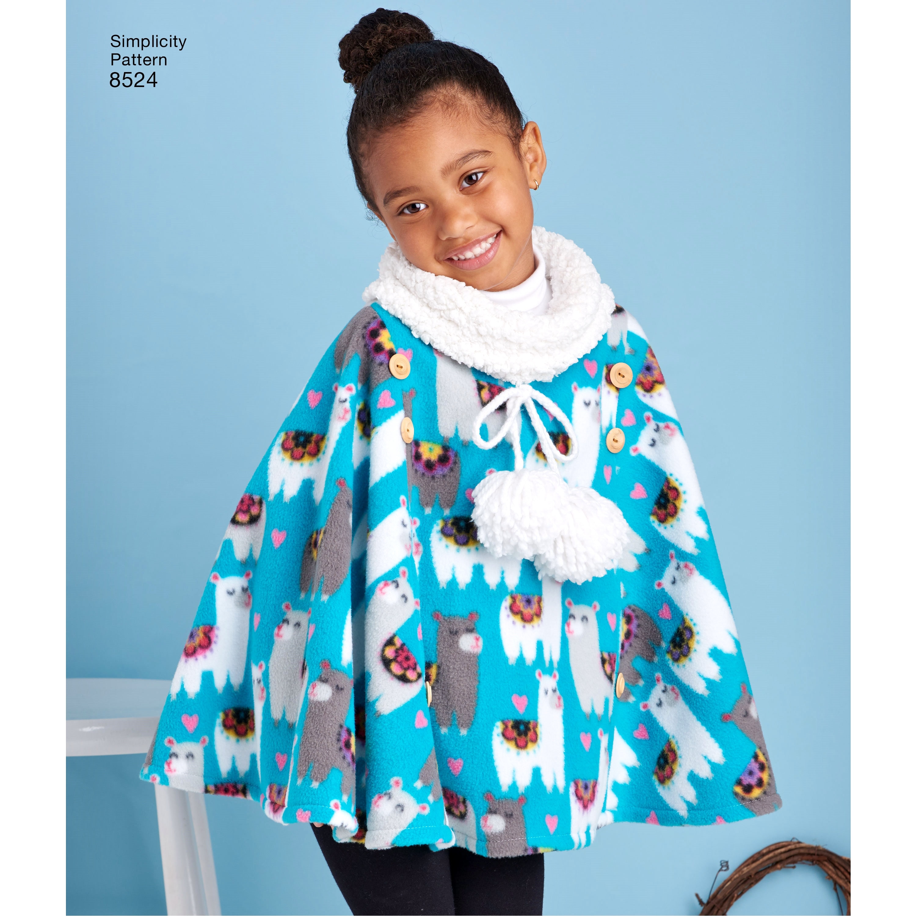 Sewing Pattern Child's Poncho Pattern Little Girl's Etsy