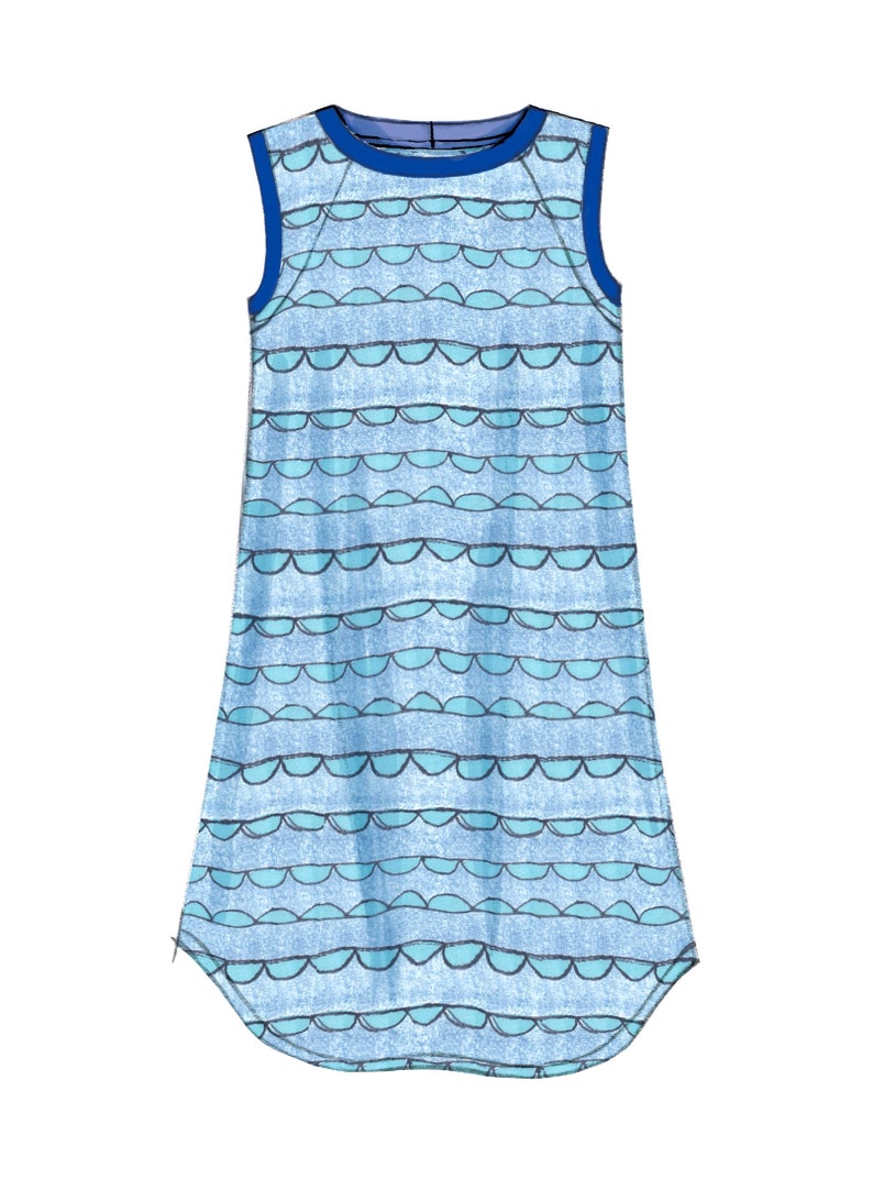 Learn to Sew a Girls' Pullover Dress Pattern Girls' Etsy