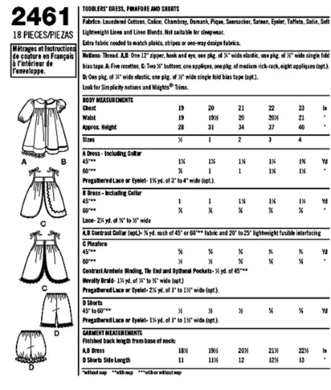 Sewing Pattern Toddler Dress Pattern Pinafore Dress Pattern Etsy