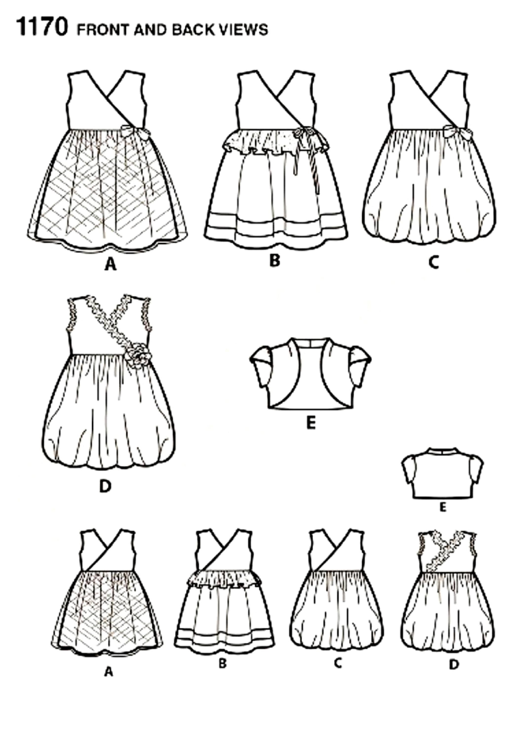Sewing Pattern Toddlers' Dress Pattern Little Girls' Etsy