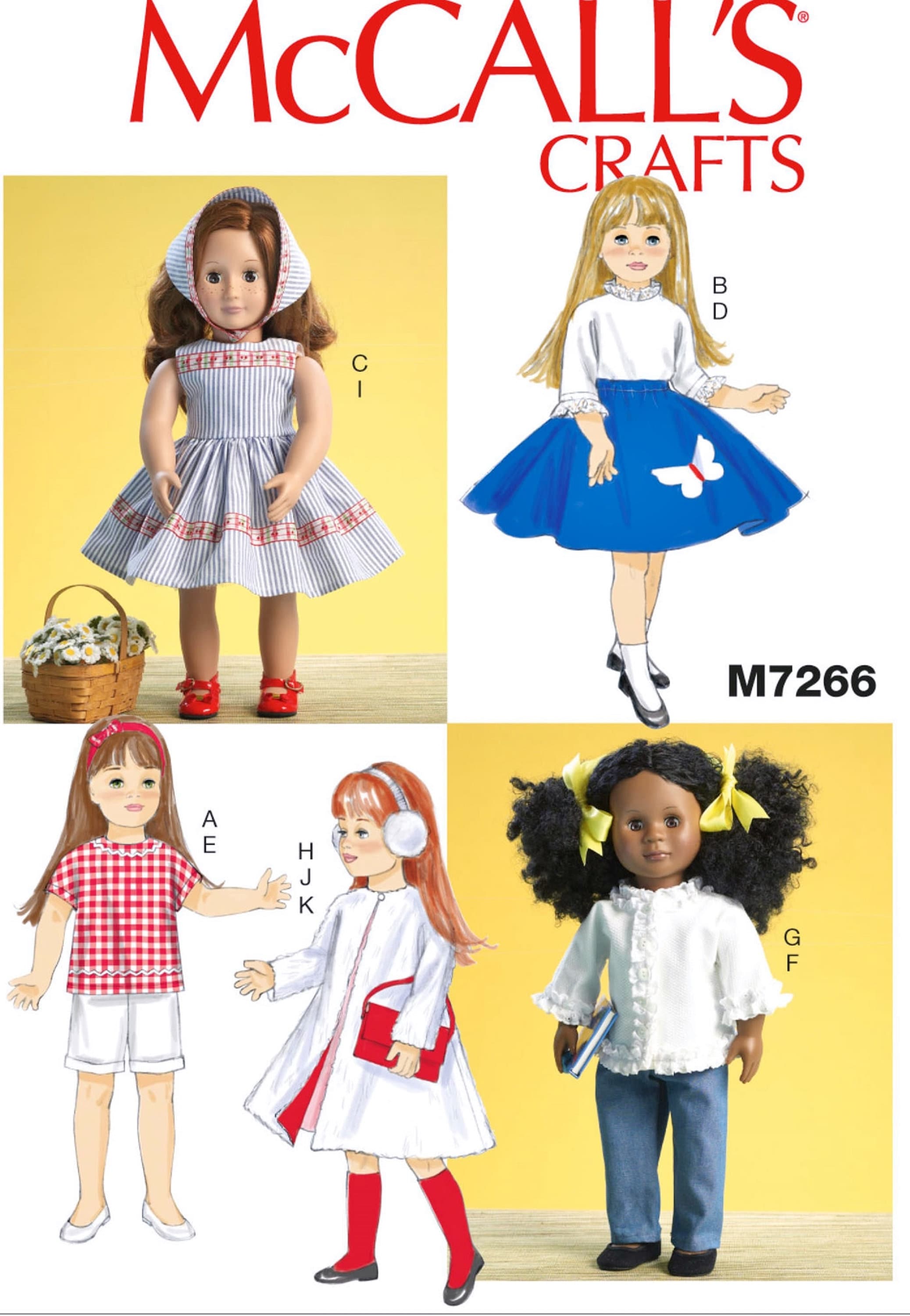 Sewing Pattern for 18 Inch Doll Clothes Pattern 18 Inch Doll | Etsy