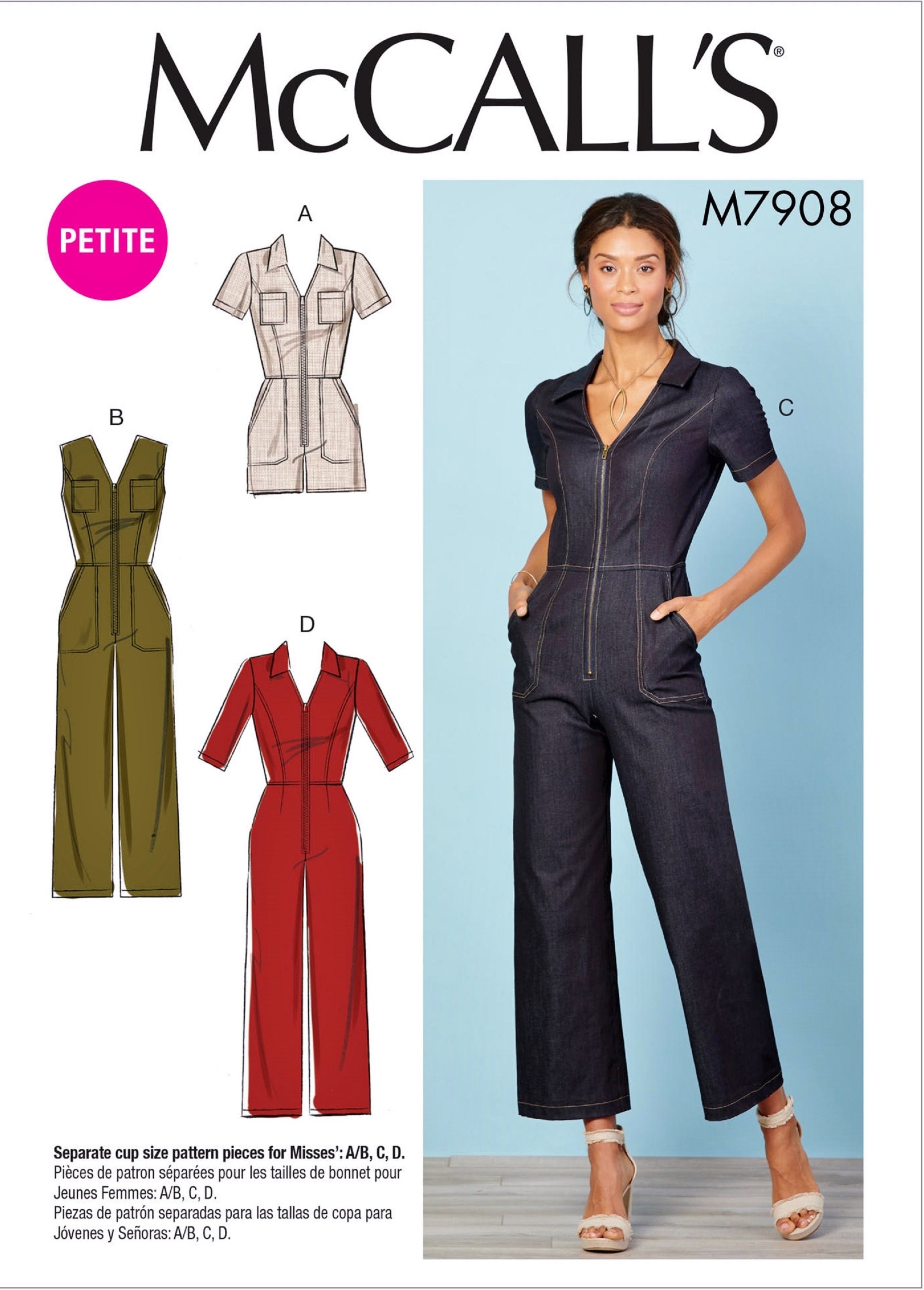 Front Zip Jumpsuit 