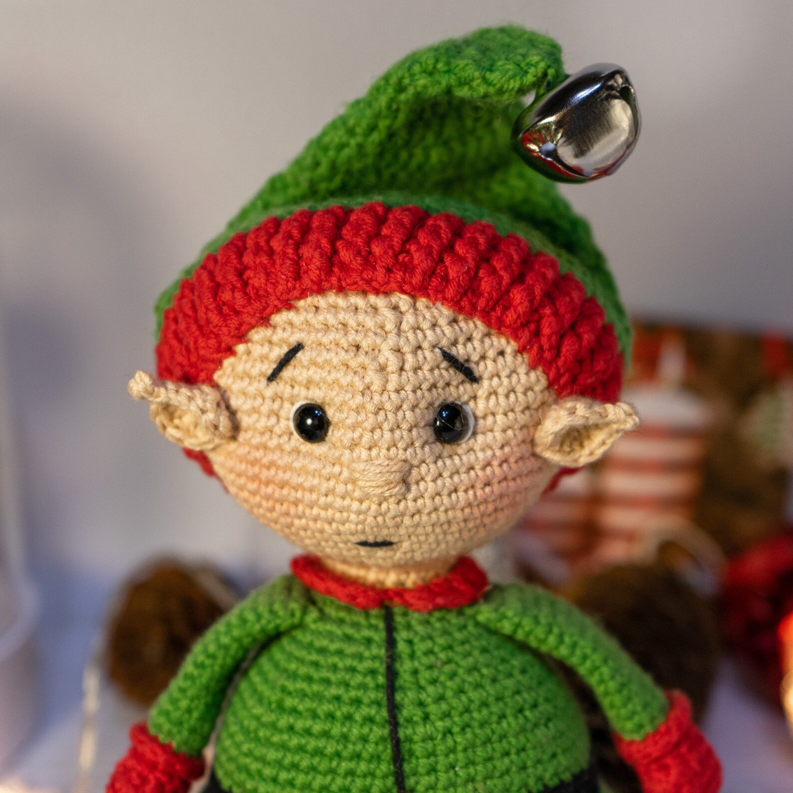 Crochet elf pattern amigurumi Christmas gnome hat xmas toys Etsy