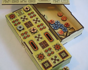 Laser Cut your own Royal Game of Ur SVG file for Glowforge