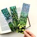 ANY 3 BOOKMARKS/ Botanical Bookmark set/ Double-sided bookmarks/ mix and match 