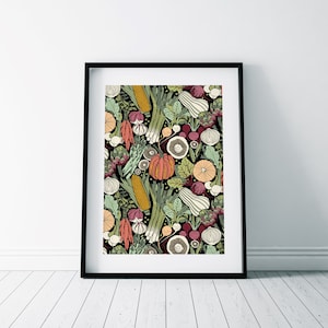 Stampa orto/orto/modello di raccolta/regalo di giardinaggio