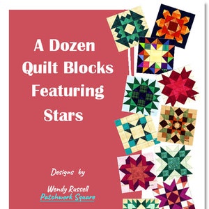A Dozen STAR quilt block patterns