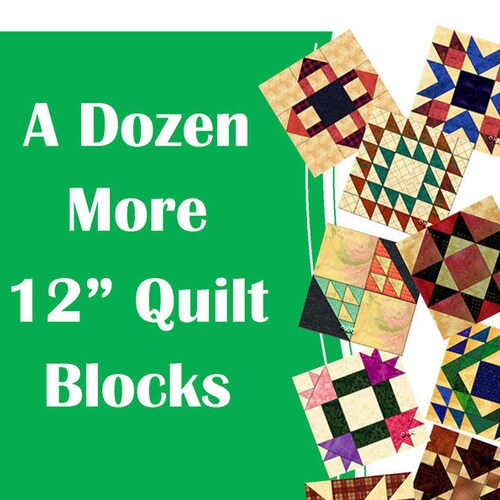 A Dozen 12 Quilt Block Patterns Etsy