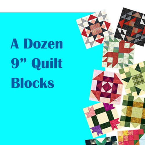 A Dozen 9 Quilt Block Patterns Etsy