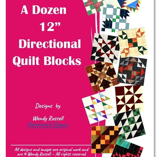 A Dozen MORE 12 Quilt Block Patterns Etsy