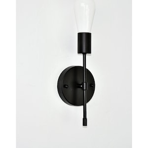 TORCH WITH MODERN BLACK SINGLE GLASS TORCH WITH MODERN BLACK SINGLE GLASS