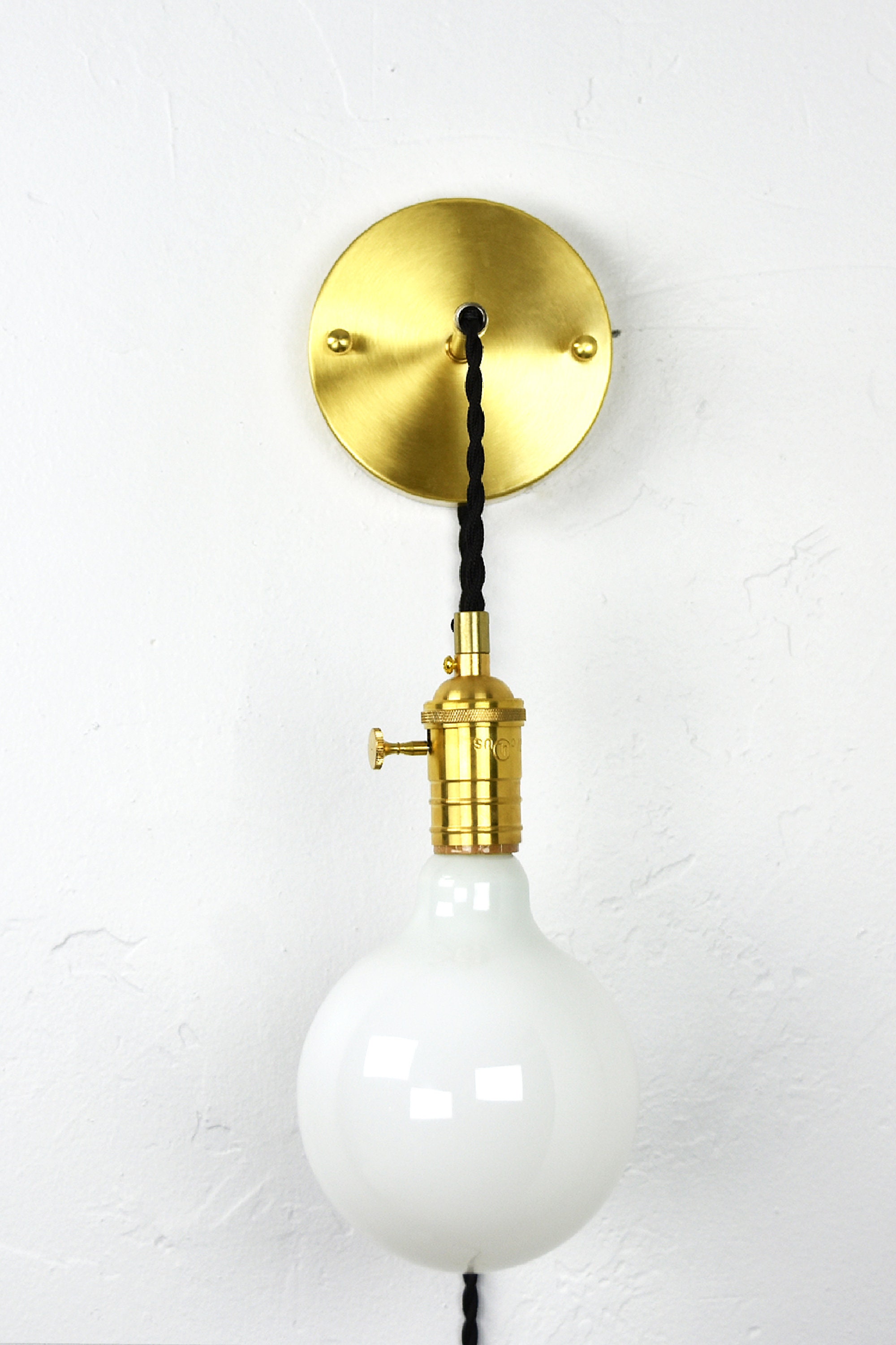 Plug in Adjustable Wall Sconce Custom Finish LED or Etsy