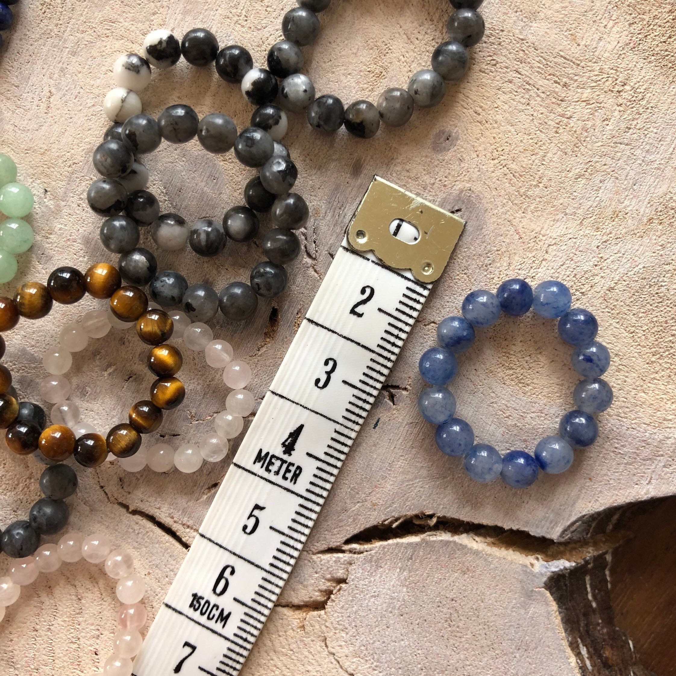 Stacking gemstone crystal diffuser rings | Etsy