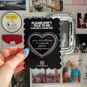 Don’t Talk To Me E-reader Grip: Acrylic E-Reader Phone Holder MAGSAFE
