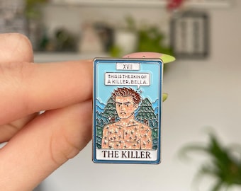 Vampire Tarot Card Enamel Pin | Forks Washington Inspired Sparkly Fantasy Pin