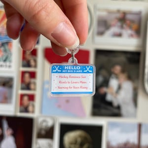 Hockey Romance E-Reader Charm | Big 3 Dust Plug (Acrylic)