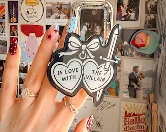 Villain Borderless E-reader & Phone Grip | Dark Romance Bookish Accessory Limited Edition | Book Lover Gift