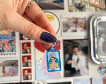 Vampire Tarot Card E-reader Charm | Edward Dust Plug Reading Accessories | Book Lover Gift