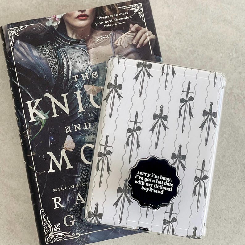 Fictional Boyfriend Acrylic E-reader Grip | Reader & Phone Holder image 4