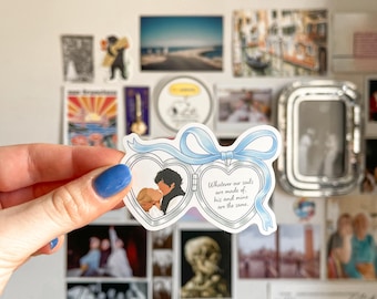 Wuthering Heights Locket Sticker | Classic Literature Vinyl Decal Matte