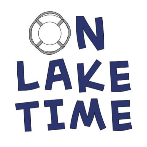 On Lake Time, Lake Life, Beach, Tumbler, Yeti, Ozark Trail, Gift, Housewarming,Bachelorette,Stemless Wine, Vinyl decal, Beach Life, Laptop