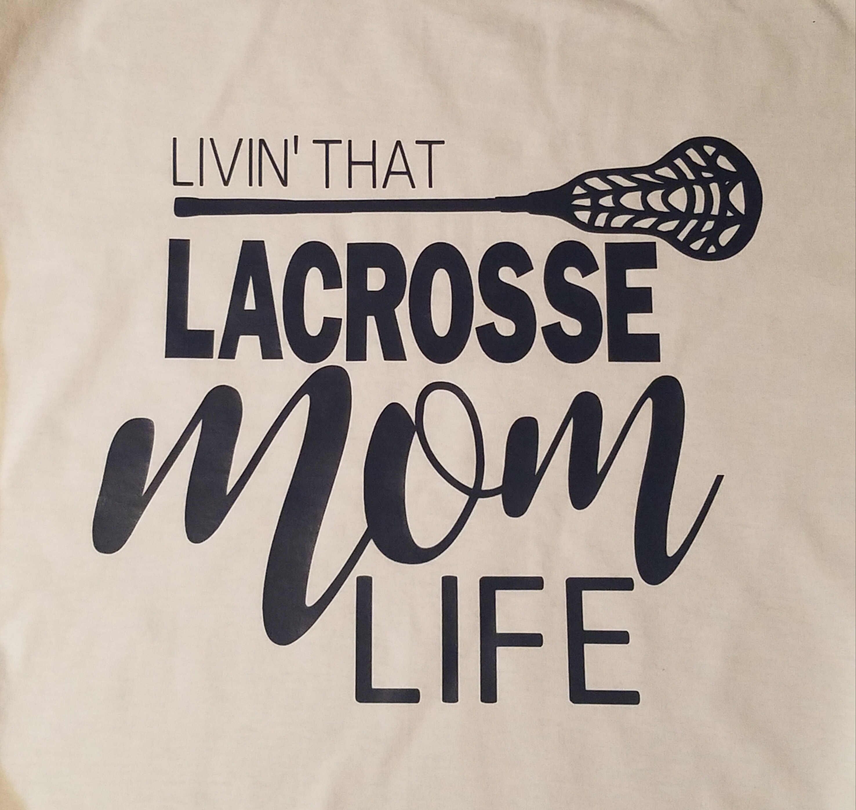 Livin' That Lacrosse Mom Life Decal Lacrosse Mom Gift Etsy