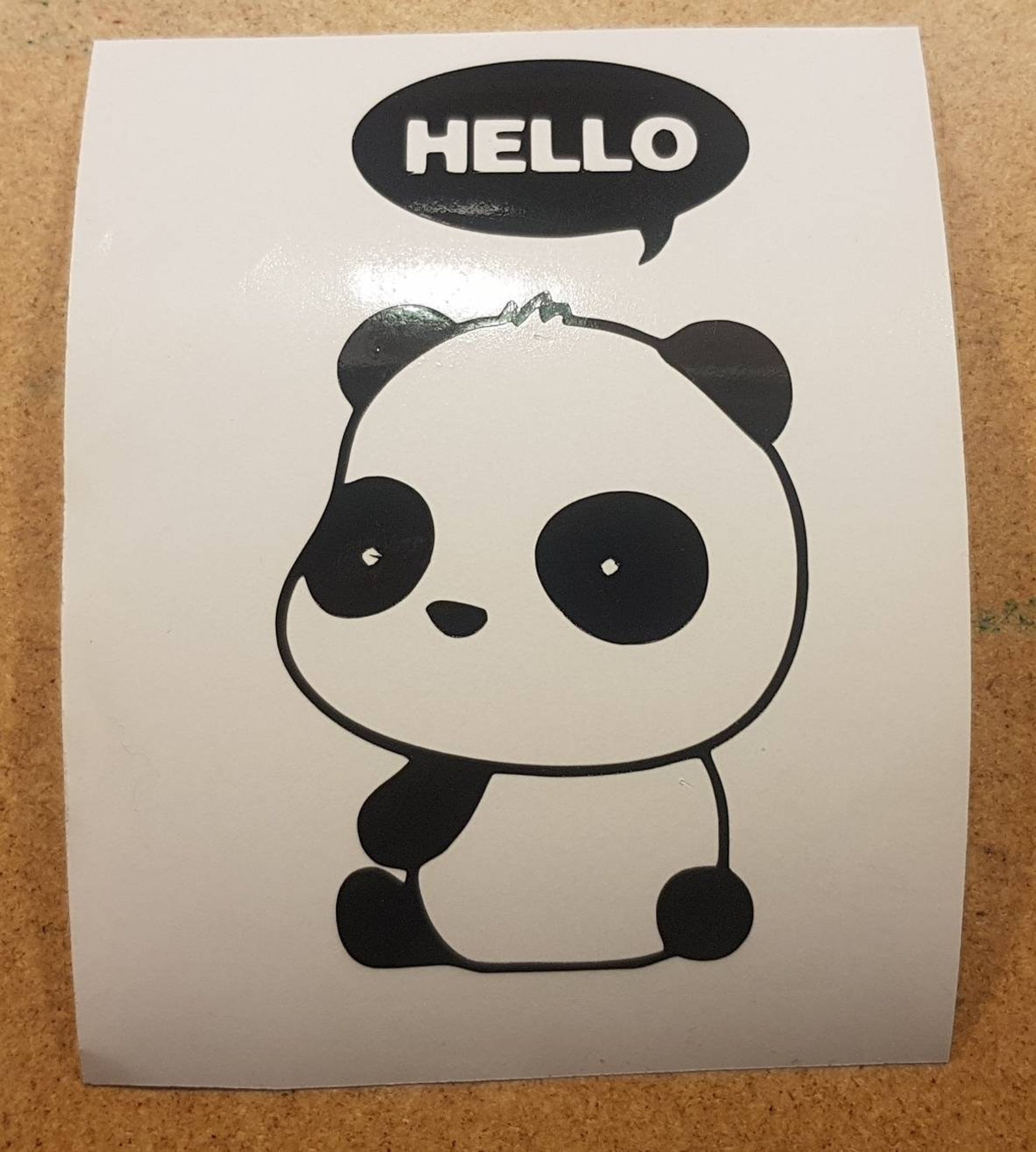 Panda Vinyl Decal / Sticker Etsy