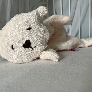 Cuddly towel cuddly toy Otto Otter beige