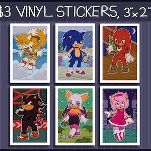 Naklejki Sonic Adventure - 3x2 cale
